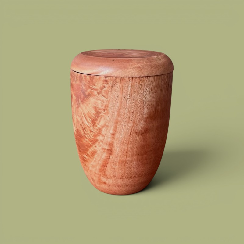 Mangohouten urn, glad